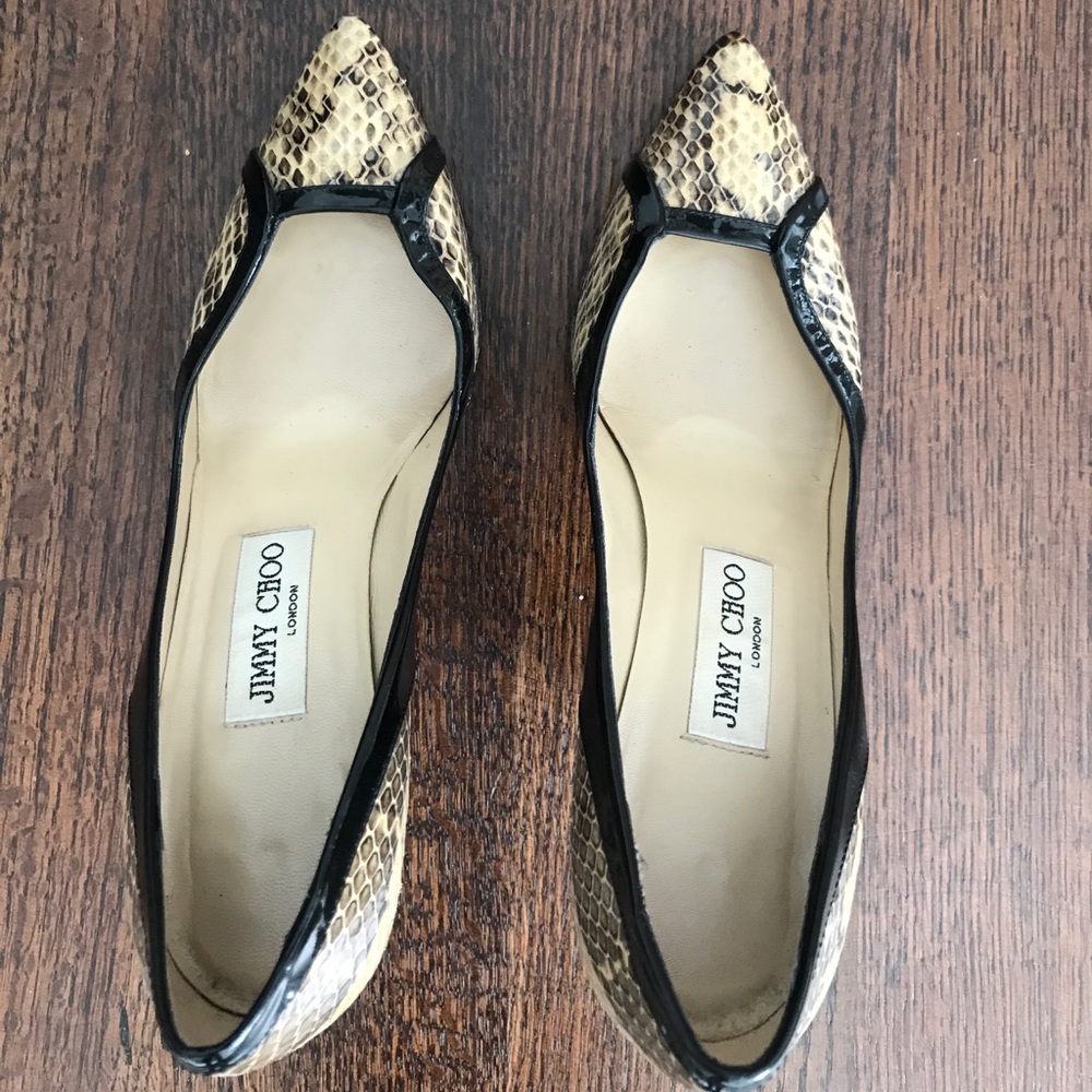 Jimmy Choo Snakeskin Heels 36.5